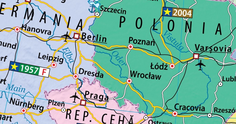 Statele Harta politică - Atlas Europa | Geogra